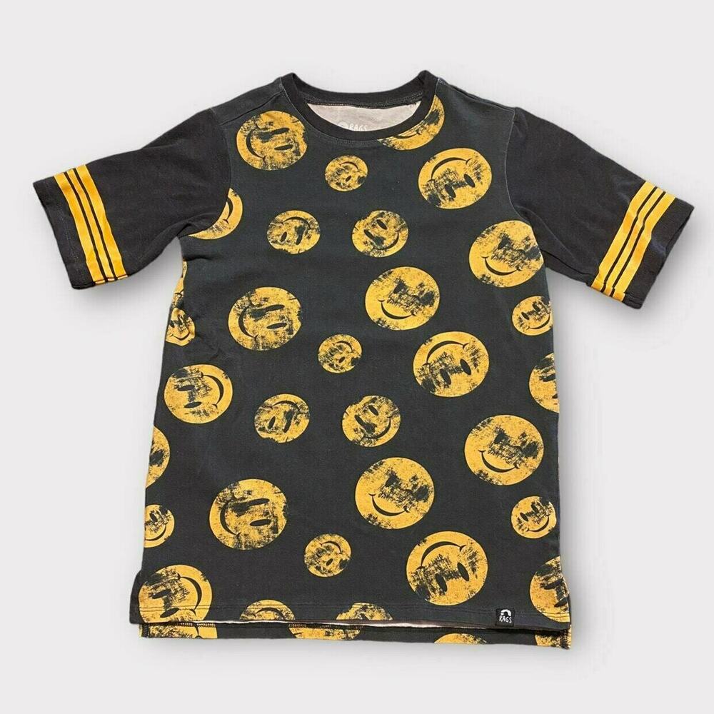 Rags (7/8) Smiley Faces Tee